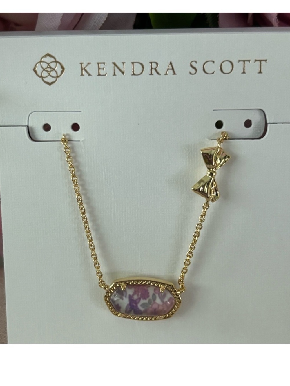 Kendra Scott x LoveShackFancy Elisa in Sunny Meadow Ditsy
Purple Iris Illusion
